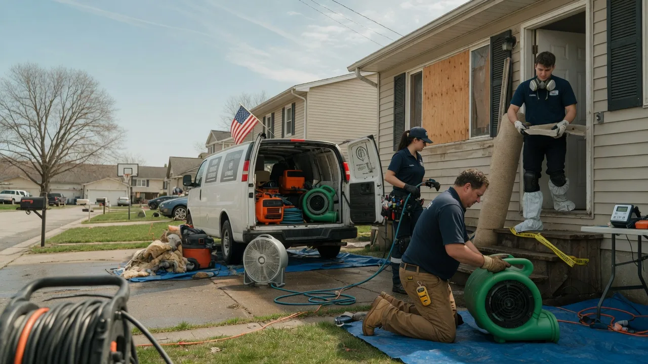Water Damage Restoration in Hope, IN near me